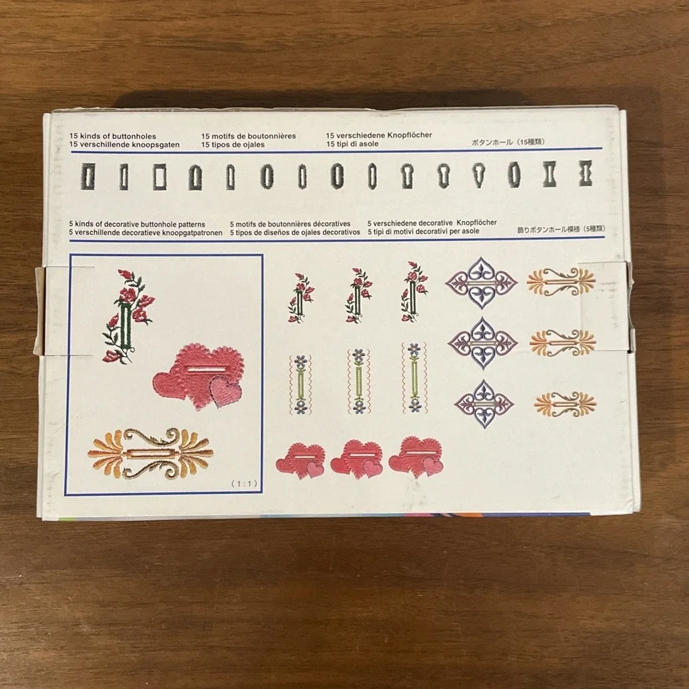 At your side‎ Brother 15 kinds of Buttonholes Kit SA-BHK2004 ULT Series - NEW